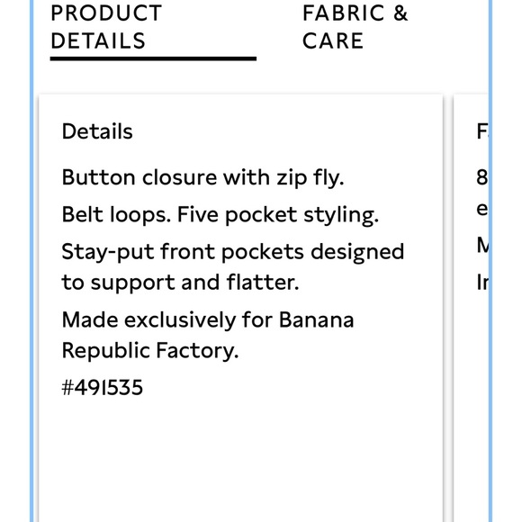 NWOT Banana Republic Skinny Jeans - Picture 5 of 5